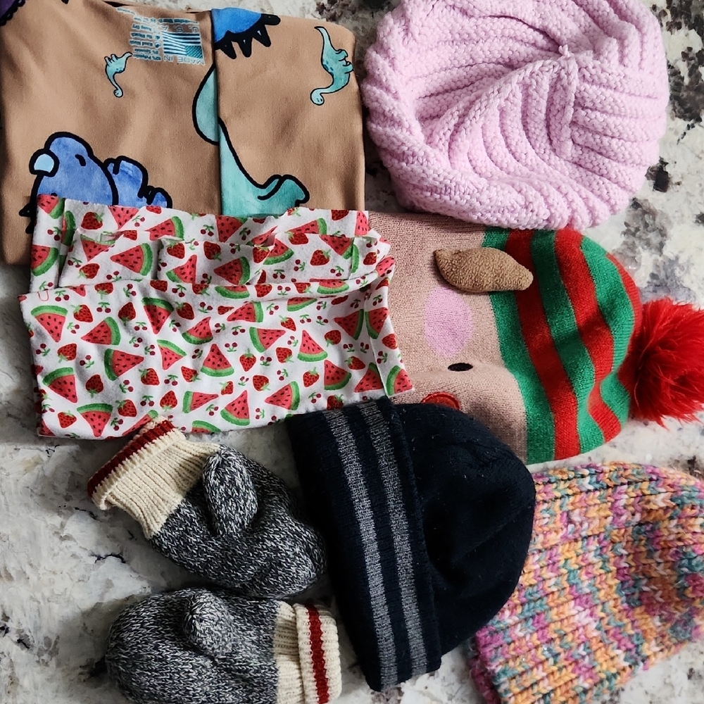 Colorful Kids Winter Accessories Set